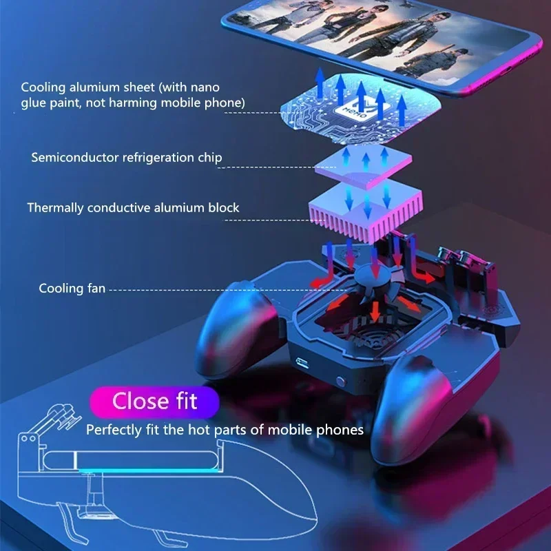 MEMO DL88 Mobile Phone Cooler  - Gaming Console For Phone review and price